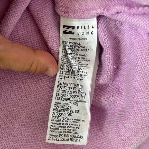 Billabong Lavender Pullover - Picture 4 of 5